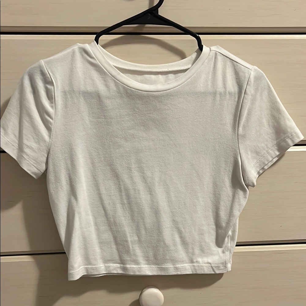 Classic White Crop Top